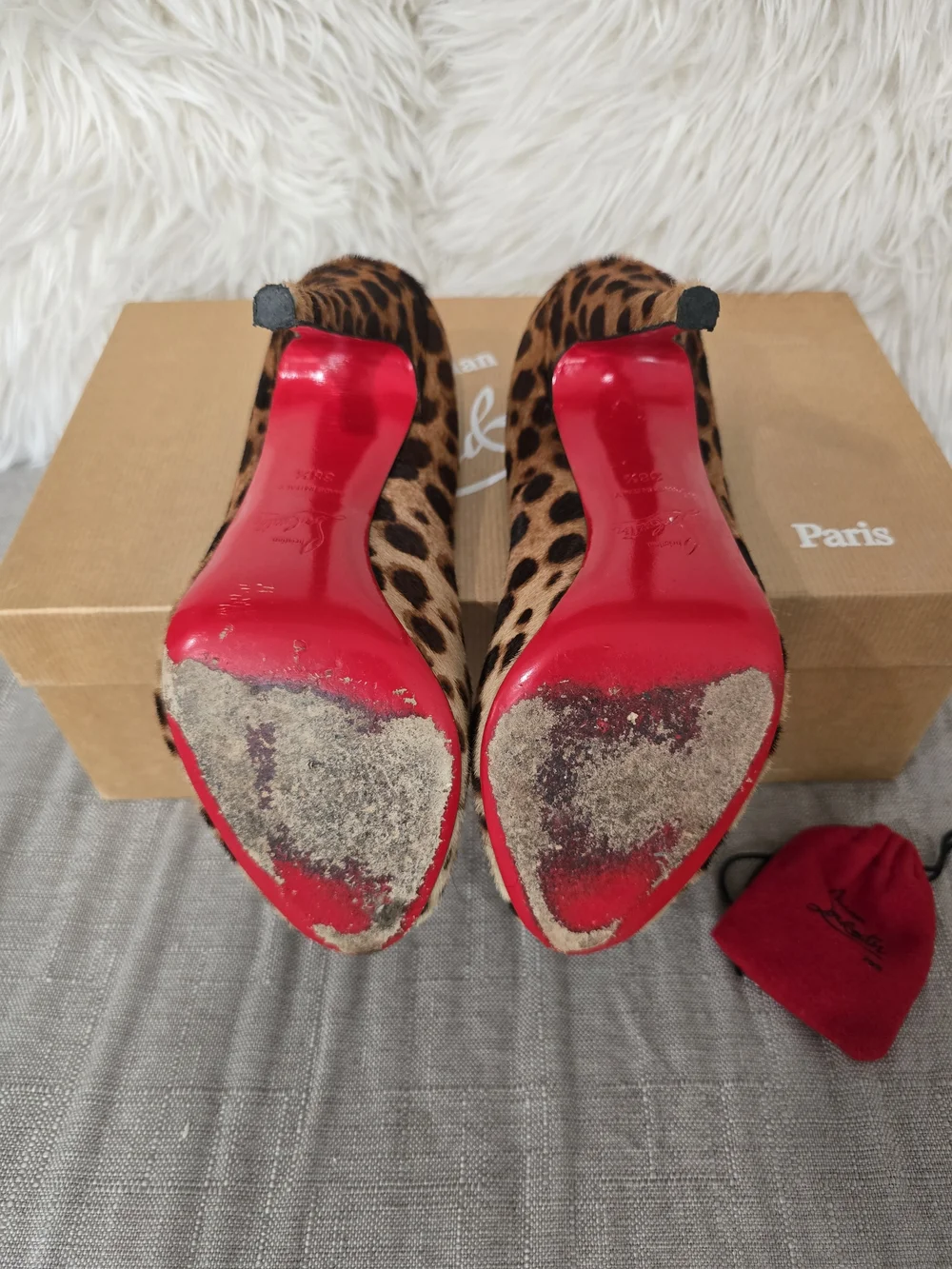 Christian Louboutin leopard print